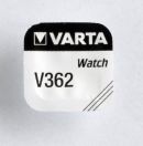 1 X 362 Varta Uhrenbatterie Silberoxid-Zelle Auslaufsicher V362